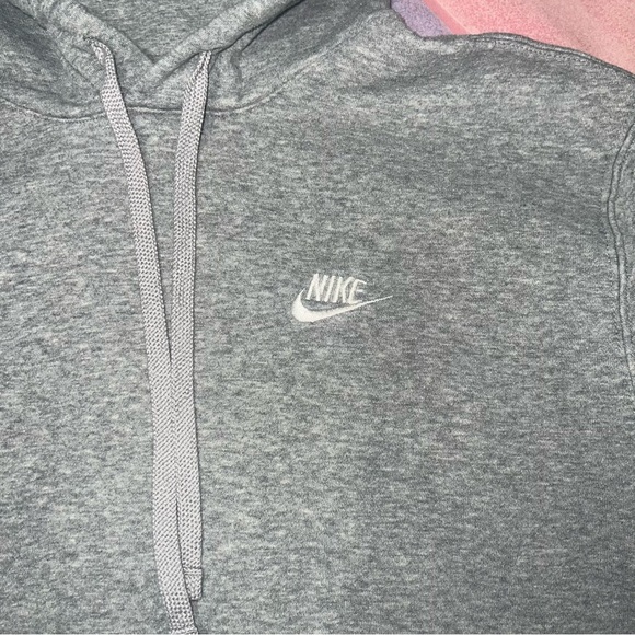 Nike Tech Light Heather Grey Fleece size M Pullover Athletic Wear Sweatshirt - Picture 3 of 6